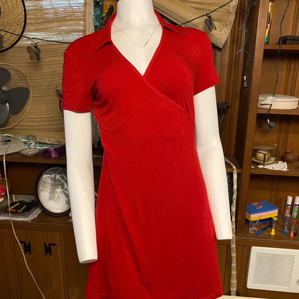 Red dress